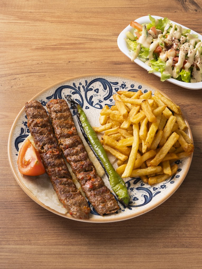 Assiette GA sur pierrade